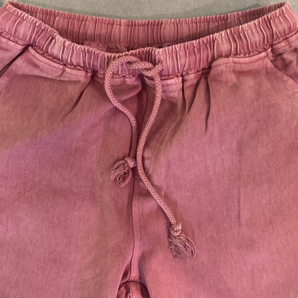 NWT | Mineral Washed Drawstring Boyfriend Jeans - Picture 2 of 5